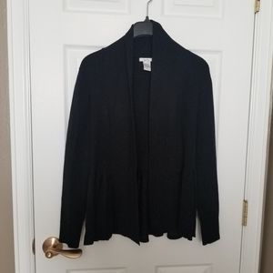 long sleeve black cardigan